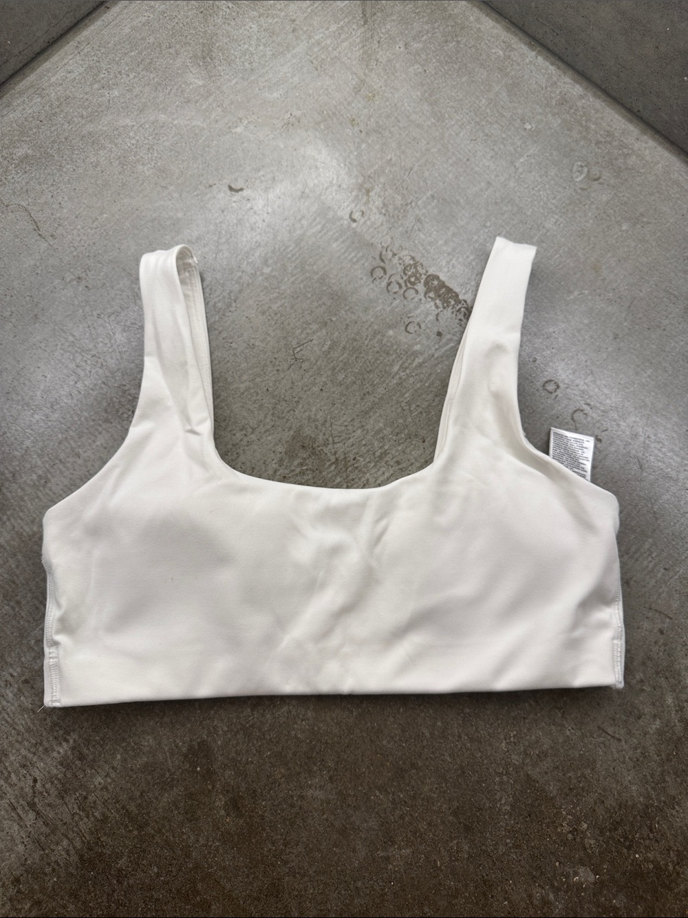 GAP Fit White Scoop Bralette
